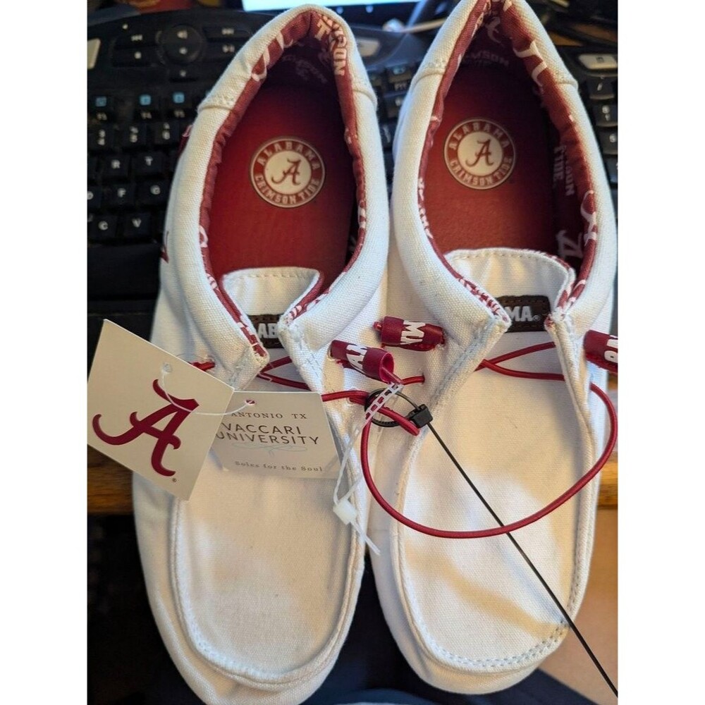 Vaccari University Alabama Crimson Tide Shoes NWT